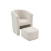 Sillón Cabriolet Jovana  65x64x74 Cm Color Blanco Vente-unique