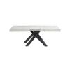 Mesa Extensible Catonav  240x90x75 Cm Color Negro, Blanco Vente-unique