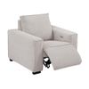 Sillón Relax Amelio  102x98x92 Cm Color Beige Vente-unique