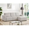 Sofá Relax Amelio  266x166x92 Cm Color Beige Vente-unique