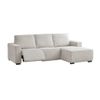 Sofá Relax Amelio  266x166x92 Cm Color Beige Vente-unique