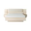 Base De Cama Elynia 2 Cajones 256.4x210x104.4 Cm Color Beige Vente-unique