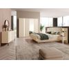 Base De Cama Elynia 2 Cajones 256.4x210x104.4 Cm Color Beige Vente-unique