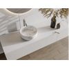 Lavabo Sobre Encimera Viamarba  36x36x12 Cm Color Blanco Vente-unique