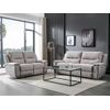 Conjunto Sofá Relax Ursula Ii  204x94x97 Cm Color Gris Claro Venta-unica