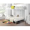 Cama Litera Gemini  200x146x185 Cm Color Blanco Vente-unique