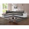 Sofá Cama Mysen  276x220x72 Cm Color Gris, Blanco Vente-unique