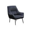 Sillón Clásico Stabia  83x91.5x99.5 Cm Color Negro Vente-unique