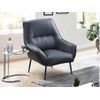 Sillón Clásico Stabia  83x91.5x99.5 Cm Color Negro Vente-unique