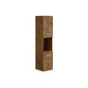 Columna De Baño Claudia 1 Cajón 30x30x133 Cm Color Color Natural Oscuro Vente-unique