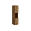 Columna De Baño Claudia 1 Cajón 30x30x133 Cm Color Color Natural Oscuro Vente-unique