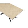 Mesa Fija Veviano  180x90x76 Cm Color Color Natural Claro Vente-unique