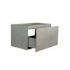 Mueble De Baño Simple Sosthene 1 Cajón 80x45.5x45 Cm Color Gris Vente-unique