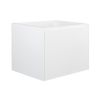 Mueble De Baño Simple Sosthene 1 Cajón 60x45.5x45 Cm Color Blanco Vente-unique