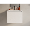 Mueble De Baño Simple Sosthene 1 Cajón 60x45.5x45 Cm Color Blanco Vente-unique