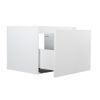 Mueble De Baño Simple Sosthene 1 Cajón 60x45.5x45 Cm Color Blanco Vente-unique