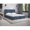 Cama Con Canapé Abatible Lidama  173x210x104 Cm Color Azul Vente-unique