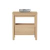 Mueble De Baño Simple Cosmoti 1 Cajón 80x45.5x87 Cm Color Color Natural Claro Vente-unique