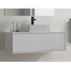 Mueble De Baño Simple Teana 1 Cajón 94x47x32 Cm Color Blanco Vente-unique