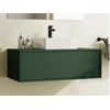 Mueble De Lavabo Teana 1 Cajón 94x47x32 Cm Color Verde Vente-unique