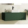 Mueble De Lavabo Teana 1 Cajón 94x47x32 Cm Color Verde Vente-unique