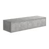 Mueble De Lavabo Isaure 2 Cajones 150x47x32 Cm Color Gris Claro Vente-unique