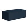 Mueble De Lavabo Teana 1 Cajón 94x47x32 Cm Color Azul Oscuro Vente-unique