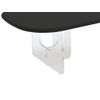 Mesa De Centro Fija Rasia  120x60x35 Cm Color Negro Vente-unique