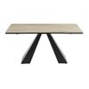 Mesa Extensible Lozipa  240x90x76 Cm Color Negro, Color Natural Claro Vente-unique