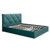 Cama Con Canapé Abatible Stari  173x210x104 Cm Color Azul Verdoso Vente-unique