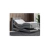 Cama Continental Boxspring Lodi  215x108x118 Cm Color Gris Claro Vente-unique