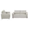 Conjunto Sofá Y Sillón Relax Amelio  210x98x92 Cm Color Beige Vente-unique