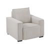 Conjunto Sofá Y Sillón Relax Amelio  210x98x92 Cm Color Beige Vente-unique