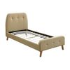 Cama Clásica Romeo  204.5x96x106 Cm Color Beige Vente-unique