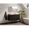 Mueble De Lavabo Zevara 4 Cajones 120x46x57 Cm Color Negro Vente-unique