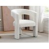 Sillón Clásico Favina  64x59x75 Cm Color Blanco Vente-unique