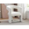 Sillón Clásico Favina  64x59x75 Cm Color Blanco Vente-unique