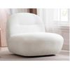 Sillón Giratorio Pozeti  82x84x73 Cm Color Blanco Vente-unique