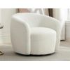 Sillón Giratorio Vereide  80x76x67 Cm Color Blanco Vente-unique