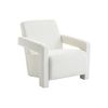 Sillón Clásico Isparta  65x83x71 Cm Color Blanco Vente-unique