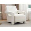 Sillón Clásico Isparta  65x83x71 Cm Color Blanco Vente-unique