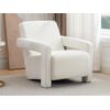 Sillón Clásico Isparta  65x83x71 Cm Color Blanco Vente-unique