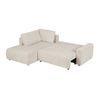 Sofá Cama Ricia  259x195x96 Cm Color Beige Vente-unique