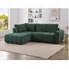 Sofá Cama Ricia  259x195x96 Cm Color Verde Vente-unique