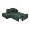 Sofá Cama Ricia  259x195x96 Cm Color Verde Vente-unique