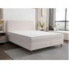 Cama Continental Boxspring Nara  207x165x111 Cm Color Beige Vente-unique