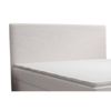 Cama Continental Boxspring Nara  207x185x111 Cm Color Beige Vente-unique