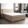 Cama Continental Boxspring Onan  207x185x105 Cm Color Beige Vente-unique