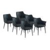 Silla Góndola Mialov  61.5x57x78 Cm Color Negro Vente-unique