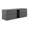 Mueble De Lavabo Magdalena 4 Cajones 150x50x46 Cm Color Gris Vente-unique